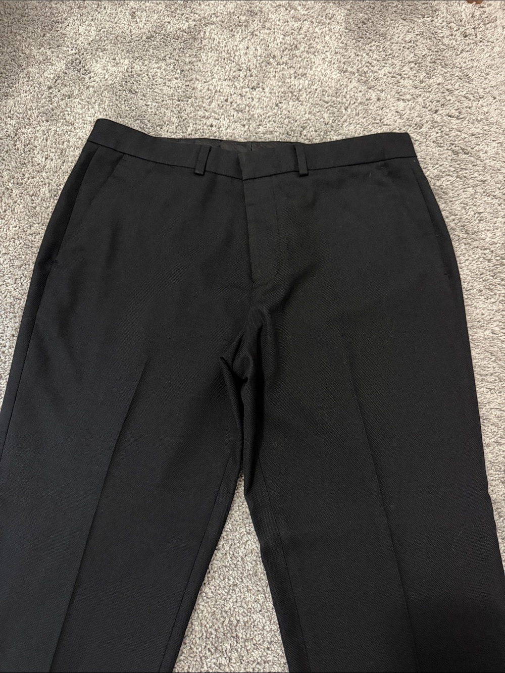 Topman - Nordstrom Classic Black Dress Pants - Picture 2 of 10